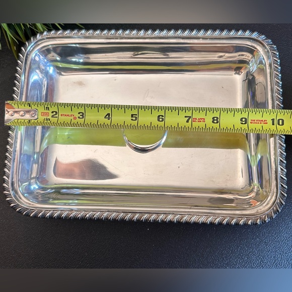 Silver coated Rectangular Tray - Picture 5 of 8